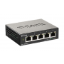 D-Link DGS-1100-05V2/E 5-Port Gigabit Smart Managed Switch- 5-Port 100BaseTX Auto-Negotiating 10/100