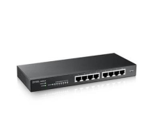 Zyxel GS1915-8, 8-port GbE Smart hybrid mode Switch, standalone or NebulaFlex Cloud, desktop,