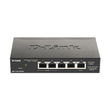 D-Link 5-Port Gigabit PoE Smart Managed Switch with 1 PD port