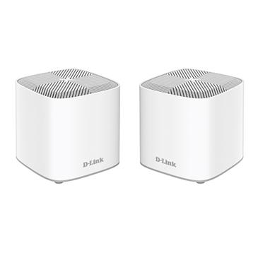 D-Link AX1800 Dual-Band Whole Home Mesh Wi-Fi 6 System (2-Pack)- 1 Gigabit LAN ports and 1 Gigabit