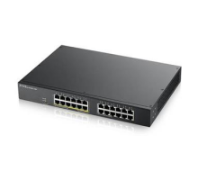 Zyxel GS1900-24EP, 24-port GbE L2, 12 Port PoE Smart Switch, rackmount, 130 Watt