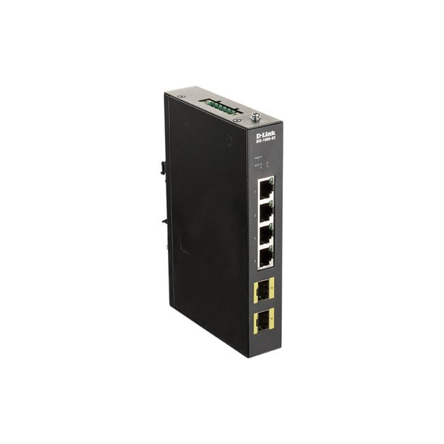D-Link DIS-100G-6S 4-port Gigabit Industrial Switch including 2 x 100/1000M SFP