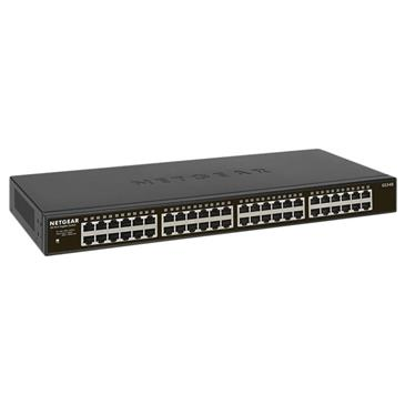 Netgear 48PT GIGE UNMANAGED RACKMOUNT SWCH