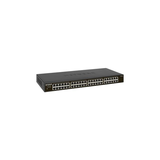 Netgear 48PT GIGE UNMANAGED RACKMOUNT SWCH