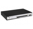 D-Link DGS-1210-10P L2/L3 Smart+ PoE switch, 8x GbE PoE+, 2x SFP, PoE 65W, fanless
