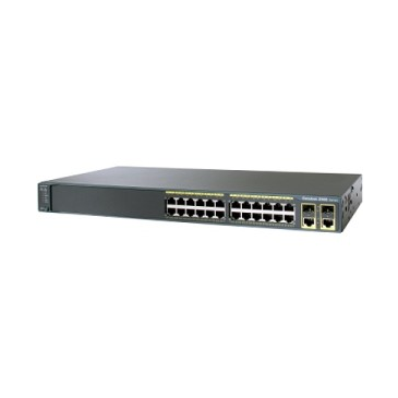 Cisco Catalyst Plus WS-C2960+24TC-L 24 10/100 + 2 1000BT/SFP LAN Base Image