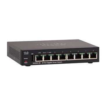 Cisco SG250-08 8-Port Gigabit Smart Switch