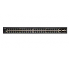 Cisco SG350X-48-K9-EU Switch: L3 managed, 48 x 10/100/1000 + 2 x 10GE combo + 2 x 10GE SFP+, rack