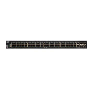 Cisco SG350X-48-K9-EU Switch: L3 managed, 48 x 10/100/1000 + 2 x 10GE combo + 2 x 10GE SFP+, rack