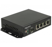 Delock Gigabit Ethernet Switch 4 Port + 1 SFP