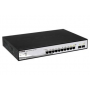 D-Link DGS-1210-10MP L2/L3 Smart+ PoE switch, 8x GbE PoE+, 2x SFP, PoE 130W, fanless