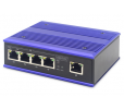 DIGITUS Professional Industrial 4-Port Fast Ethernet PoE Switch + 1 uplink port