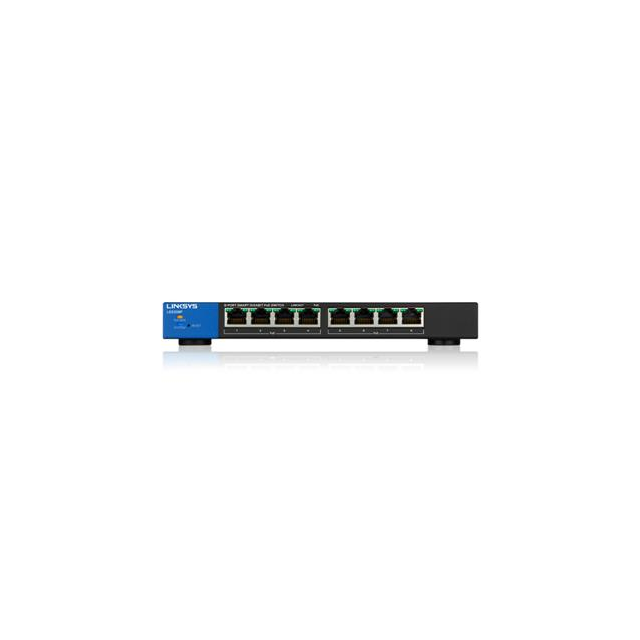 Linksys SMB switch Smart LGS308P 8-port Gigabit s POE+