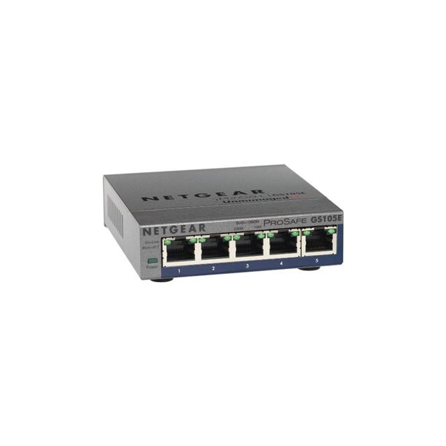 Netgear PLUS SWITCH, 5xGbE (mngt. via PC utility-monitoring also via WEB)