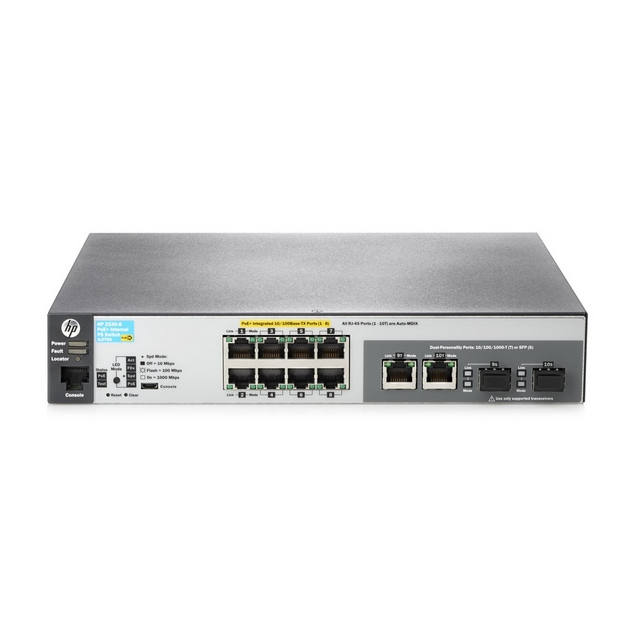 HP Aruba 2530 8 PoE+ Internal PS Swch  JL070A