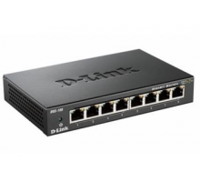 D-Link DGS-108/E 8-port 10/100/1000 Gigabit Metal Housing Desktop Switch
