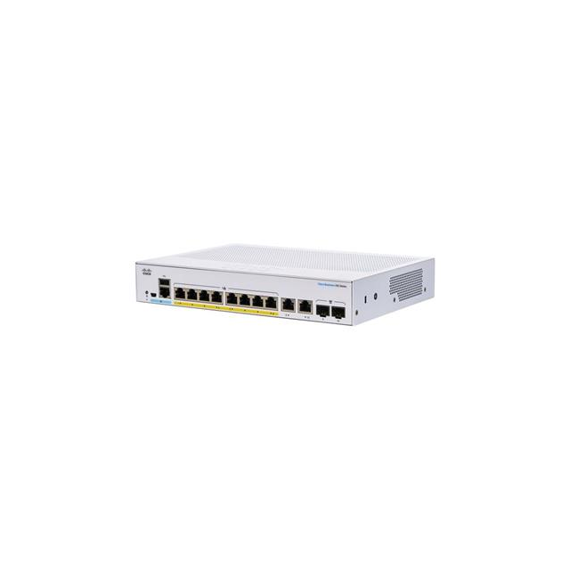 CBS250 Smart 8-port GE, Partial PoE, Ext PS, 2x1G Combo