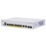 CBS250 Smart 8-port GE, Partial PoE, Ext PS, 2x1G Combo