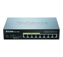 D-Link DGS-1008P/E 8-port 10/100/1000 Desktop Switch w/ 4 PoE Ports