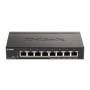 D-Link DGS-1100-08PV2 8-Port PoE Gigabit Smart Managed Switch- 8-Port 1000BaseTX Auto-Negotiating 10