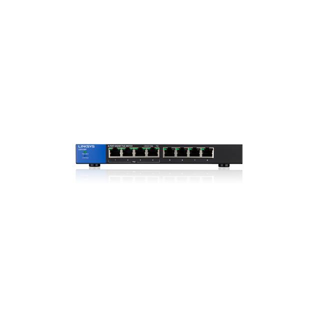 Linksys SMB switch LGS108P 8-port Gigabit s POE
