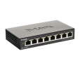 D-Link DGS-1100-08V2/E 8-Port Gigabit Smart Managed Switch- 8-Port 100BaseTX Auto-Negotiating 10/100