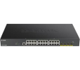 D-Link DGS-1250-28XMP Smart switch 24x Gb PoE+, 4x 1G/10G SFP+, 370W