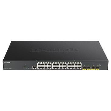 D-Link DGS-1250-28XMP Smart switch 24x Gb PoE+, 4x 1G/10G SFP+, 370W