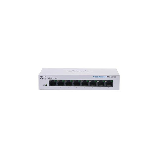 CBS110 Unmanaged 8-port GE, Desktop, Ext PS