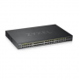 ZyXEL GS1920-48HPv2, 50 Port Smart Managed PoE Switch 44x Gigabit Copper PoE and 4x Gigabit dual