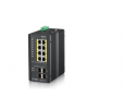 Zyxel RGS200-12P, 12-port Gigabit WebManaged switch: 8x GbE + 4x SFP, PoE (802.3at, 30W), Power