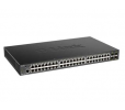 D-Link DGS-1250-52XMP Smart switch 48x Gb PoE+, 4x 1G/10G SFP+, 370W