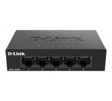 D-Link DGS-105GL/E 5-Port Gigabit Ethernet Metal Housing Unmanaged Light Switch without IGMP- 5-Port