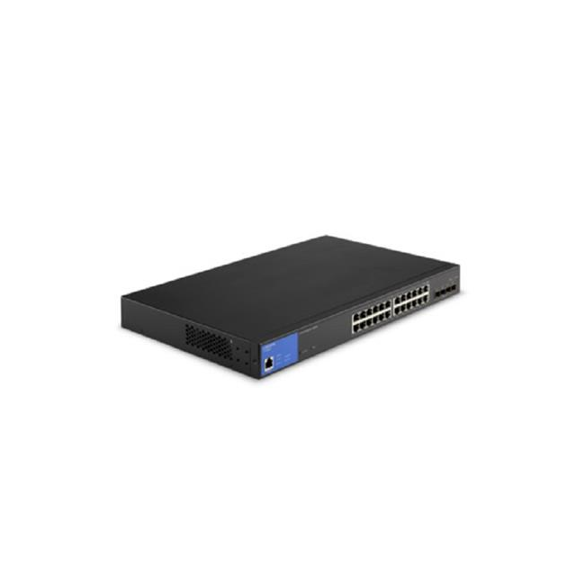Linksys 24-Port Managed PoE+ Gigabit Switch + 4 SFP+ Ports