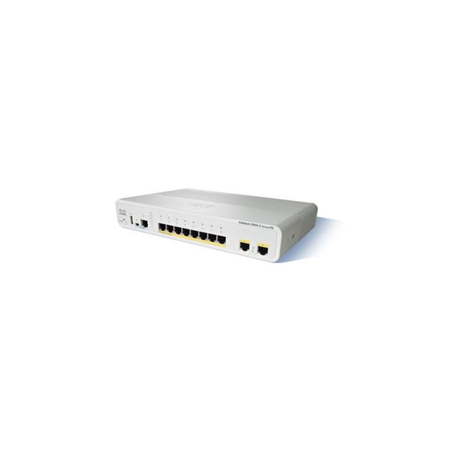Cisco Catalyst WS-C2960CPD-8PT-L PSE Switch 8 FE PoE, 2 x 1G, LAN Base