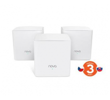 Tenda MW5s (3-pack) - Wireless AC MESH systém 802.11ac/a/b/g/n, 2x GLAN/GWAN, 4x LAN