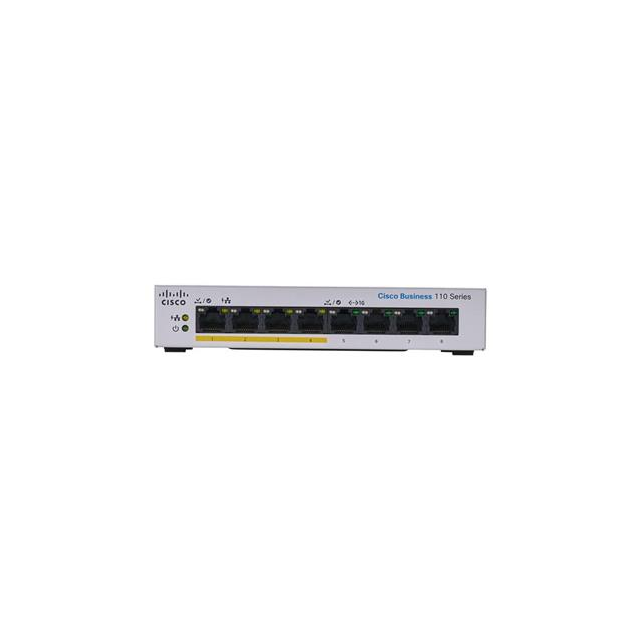 CBS110 Unmanaged 8-port GE, Partial PoE, Desktop, Ext PS