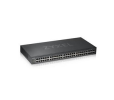 Zyxel GS1920-48v2, 50 Port Smart Managed Switch 44x Gigabit Copper and 4x Gigabit dual pers., hybrid