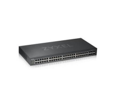 Zyxel GS1920-48v2, 50 Port Smart Managed Switch 44x Gigabit Copper and 4x Gigabit dual pers., hybrid