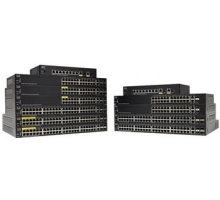 Cisco SG250X-48 50-port Gigabit  Switch with 10G Uplinks,PoE+ (48 ports, 382W)