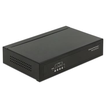 Delock 10/100 Ethernet Switch 4+1 Port PoE+