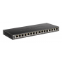 D-Link DGS-1016S 16-Port 10/100/1000Mbps Unmanaged Gigabit Ethernet Switch