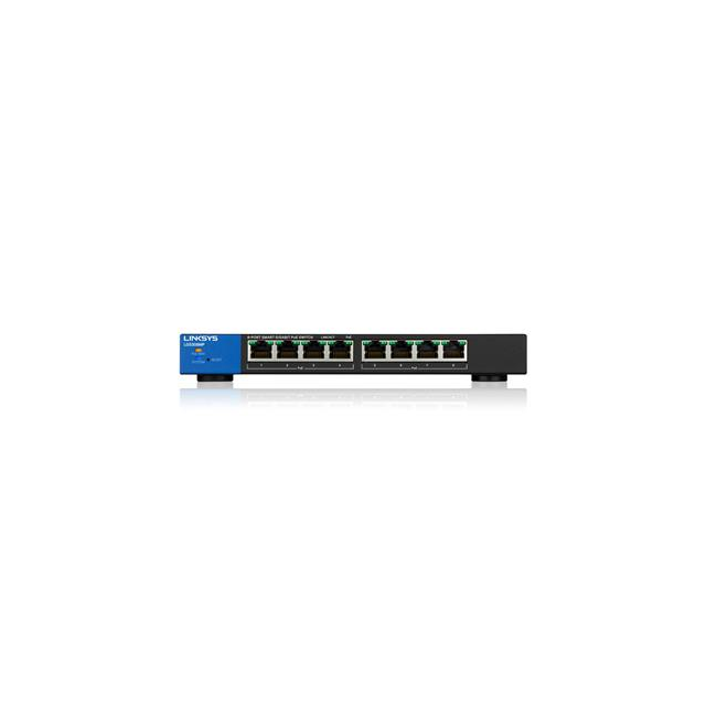 Linksys 8-Port Smart Gigabit PoE+ Switch (LGS308MP)