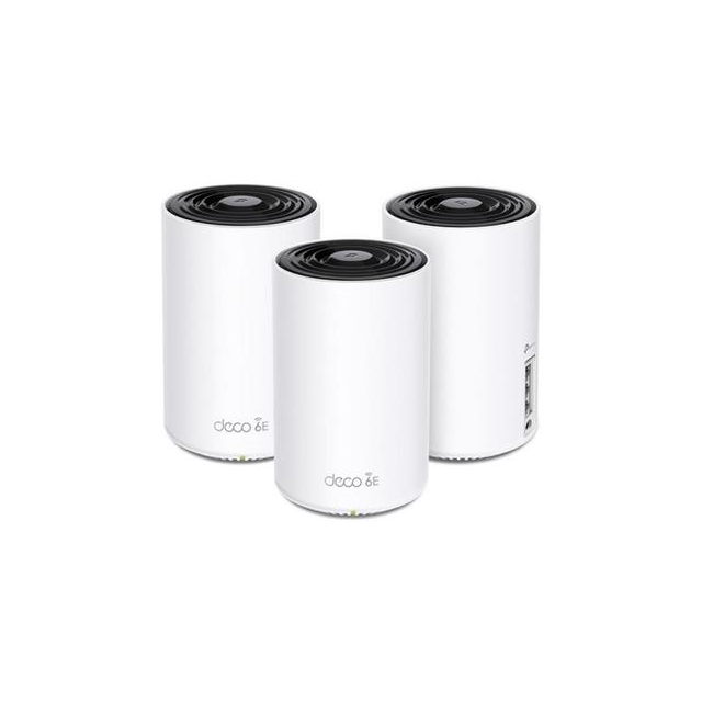 TP-Link Deco XE75 Pro(3-pack) - AXE5400 Meshový Wi-Fi 6E systém pro chytré domácnosti, HomeShield (3