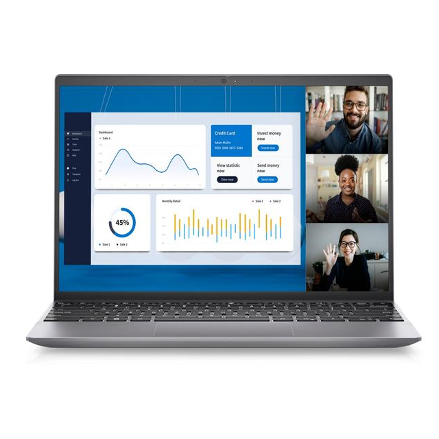 DELL Vostro 5320/i5-1240P/8GB RAM/256GB SSD/13.3" FHD+/Intel Iris Xe/FgrPr/Backlit Kb/W11 Pro/3Y