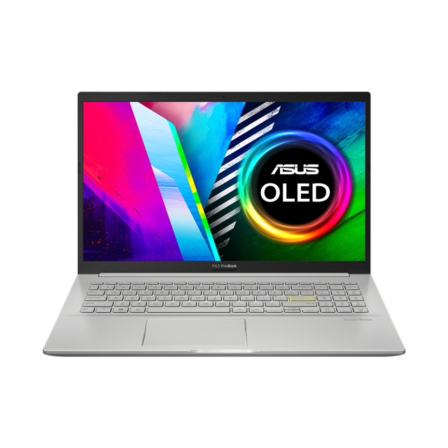 ASUS Vivobook K513EA-OLED2429W, i3-1115G4, 15.6˝ 1920x1080 FHD, UMA, 8GB, SSD 512GB, W11H strieborný