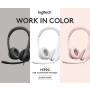Logitech® H390 USB Headset - USB- ROSE