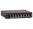 Cisco SG250-08 8-Port Gigabit Smart Switch, PoE+ (8 ports, 45W)