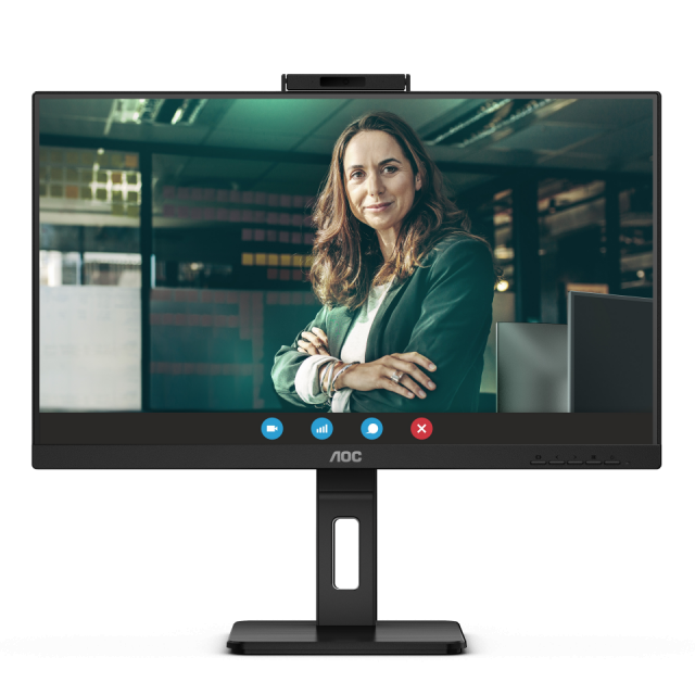 AOC Q27P3QW 27"W IPS LED 2560x1440 20 000 000:1 4ms 350cd HDMI DP USB-C PIVOT CAM repro
