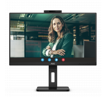 AOC Q27P3CW 27"W IPS LED 2560x1440 20 000 000:1 4ms 350cd HDMI DP USB-C(65W) PIVOT CAM repro